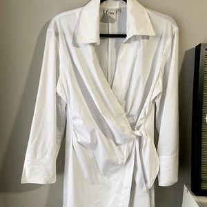 Finley Wrap Tunic | White | Sz L